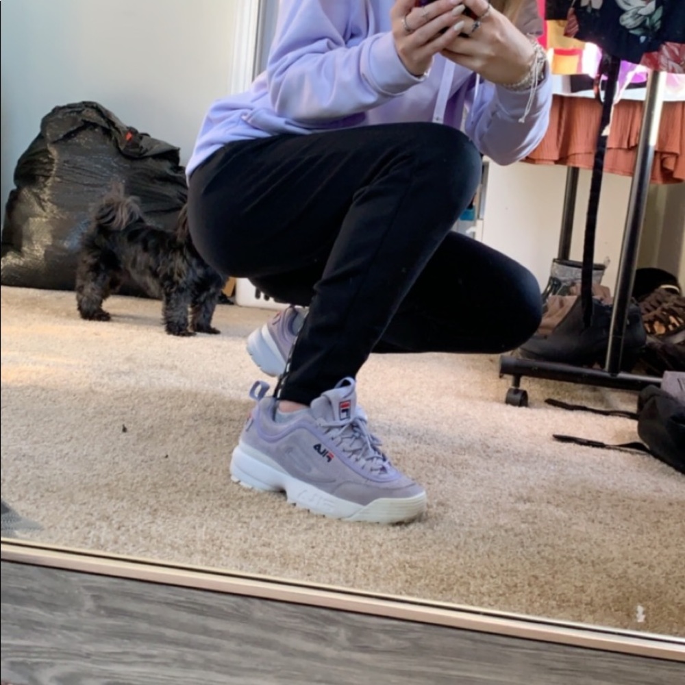 Purple Fila’s !!